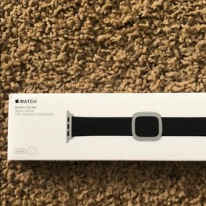 Apple Watch Black Leather